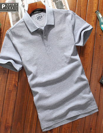 专柜夏季男士水洗休闲纯色全棉短袖t恤衫j60108719 灰色 m