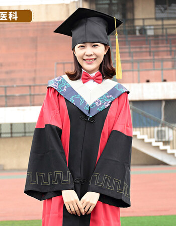 博士服大学生学位学士服毕业礼服女学院风文工本科硕定做yjh 导师服