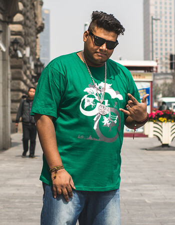 潮胖子大码肥佬男装 夏天半袖tee 欧版宽松嘻哈街头夏季短袖男t恤