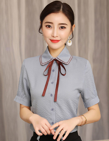 幼儿园老师园服夏装幼师服夏季教师短袖工作服两件套职业女裙套装