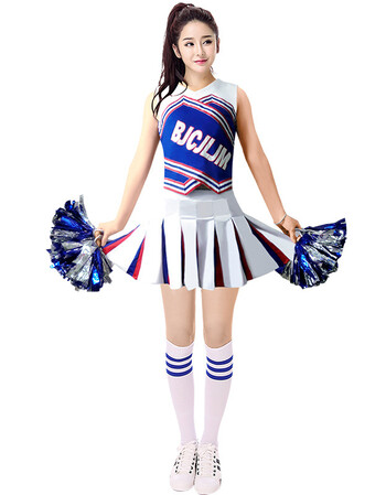 运动会演出表演啦啦队服装女套装足球宝贝世界杯舞蹈团体健美 款式1 l