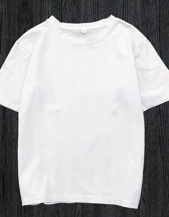 白色t恤女短袖2018新款夏装学生宽松韩版百搭ins上衣纯棉字母体恤 纯