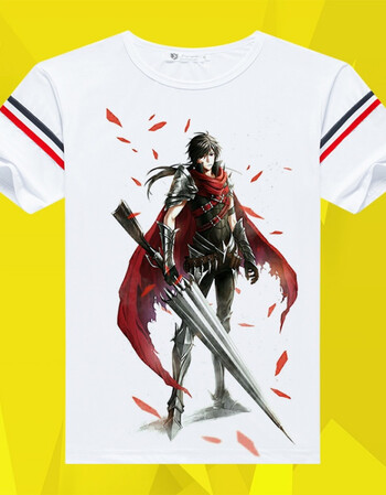 全职t恤文字衣服夜雨声烦君莫笑动漫cos队服叶修叶秋高手 8 儿童8码