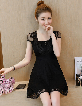 古莱登2018夏季新款小个子女装150cm显高矮个子修身连衣裙超短款xs