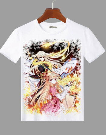 周边t恤 风恋晚 动漫短袖二次元男女衣服 夏季 11 【童装6码】