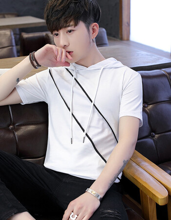 青少年t恤男帅气上衣14-15-16-17岁男孩子半袖中大童血学生半截袖