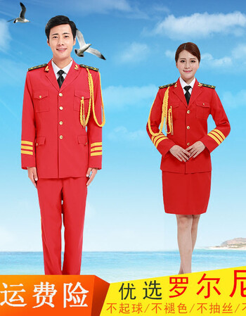 陆军仪仗队军装女式升旗手文工团文艺兵演出服装军乐队合唱军鼓服 男