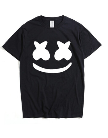 marshmello棉花糖 百大dj t恤 同款短袖男女纯棉衣服