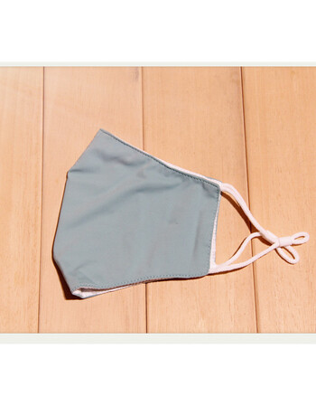 夏季款纯色个性时尚薄款透气韩版冰丝立体加大男女士情侣口罩 蓝绿色