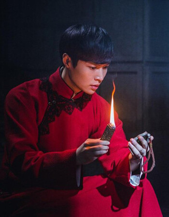 民国长衫男影楼民国风写真服男中式长袍相声服舞台演出服棉布 款8 l码