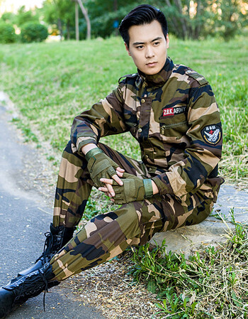 迷彩服套装男士外套特种兵作训服军训服春秋夏季耐磨劳保工作服男