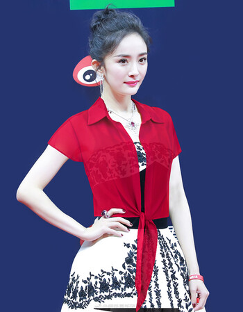 杨幂同款衣服女夏2018新款时尚裙子外搭小披肩短款雪纺开衫薄 红色 m