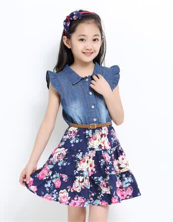 女童夏装连衣裙2018新款儿童洋气裙子韩版7-9-11岁小女孩公主裙夏