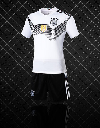 2018夏季世界杯德国队球衣主客场短袖足球服套装男穆勒队服团购 德国