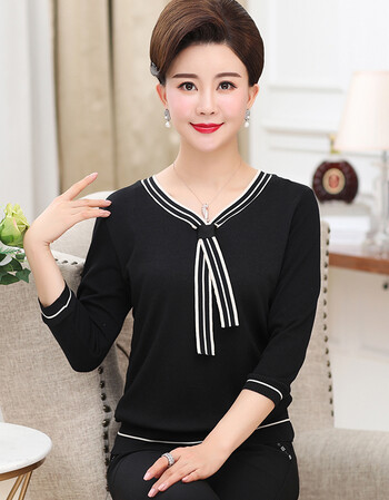 秋款女毛衣外套女秋款胖妈妈秋装针织衫四十岁女人宽松气质上衣中年女