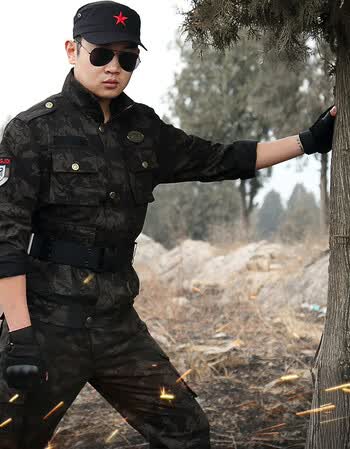 2018新款迷彩服套装男特种兵野战夏季纯棉干活耐磨工作服军装陆军