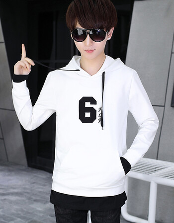 青少年卫衣男长袖13秋季14新款15岁初中学生帅气上衣16带帽t恤男bmg