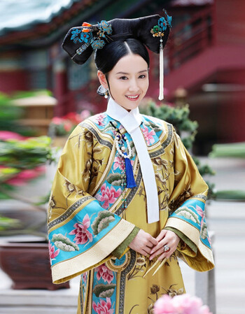 古装影视古装如懿传同款古装清朝女古装格格服旗服满族古装皇后演出服