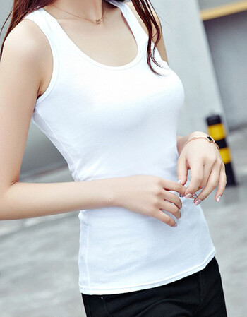 迎春款2019新款韩版无袖工字小吊带纯棉背心女夏健身百搭y字打底衫