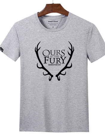 【t恤99元4件 多款搭配】时尚印花短袖t恤套装 鹿角款灰色 xxl