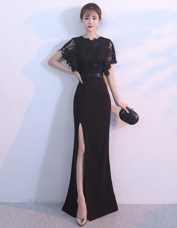 女装 礼服 pearl diary 秋装新款晚礼服女018新款长款端庄大气聚会