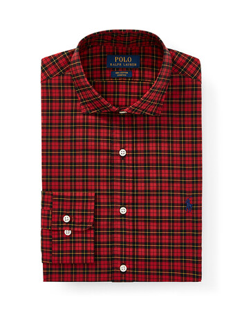 P 男装经典版型格纹棉质衬衫rl107 D76 红色格子14h23 图片价格品牌报价 京东