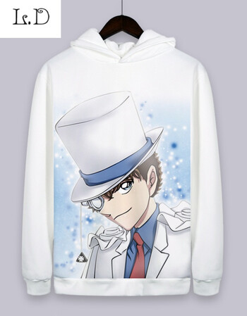 动漫周边卫衣怪盗基德工藤新一男女衣服学生外套秋24xl