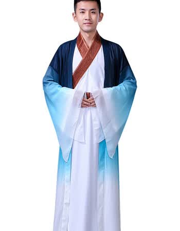 服古装男公子帅气汉服书生侠客演出服飘逸古典舞蹈服装演出服古风新