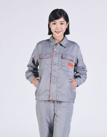 长袖工作服套装男女汽修工厂车间服建筑工地劳保服春秋耐磨购选服