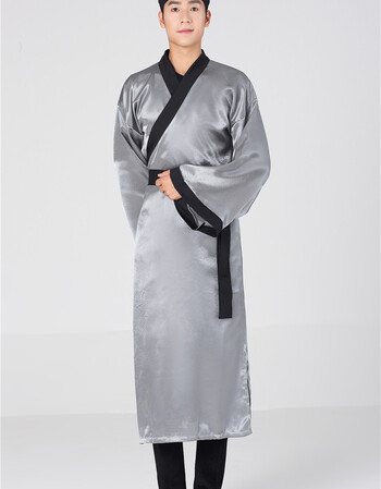 古装汉服男宋朝直裾公子唐装汉代礼仪长袍衫书生装表演出舞台服装d