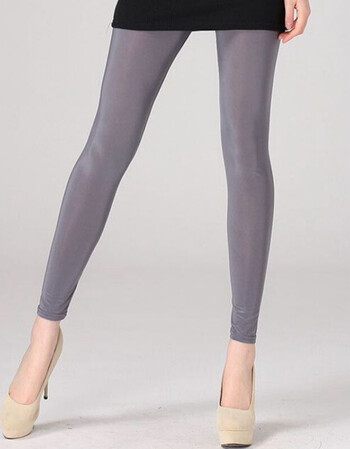 韩版夏季冰丝九分打底裤透气加肥糖果色不磨档加大码胖美眉可穿ssn