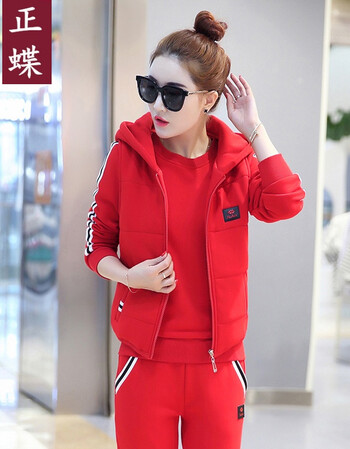 大红色(冬款) 3xl逝红色运动服套装
