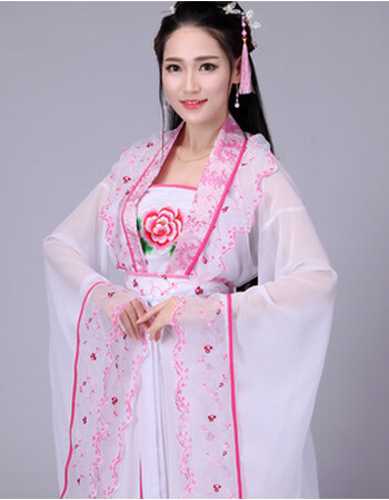 浅娜芬新款飘逸仙女古装唐装汉服女唐朝贵妃公主演出服古代齐胸襦裙