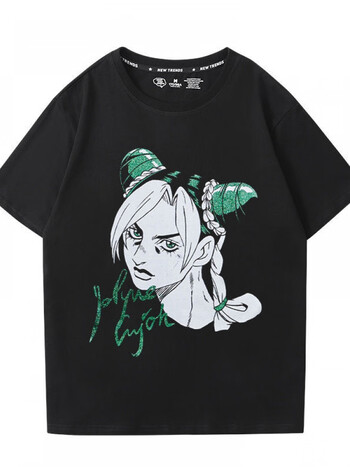 奈久留美 jojo的奇妙冒险石之海动漫空条徐伦周边衣服印花春秋短袖t恤