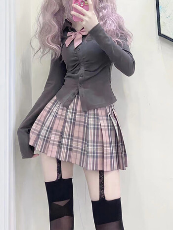 jk制服套装 新jk制服正版收腰黑丝学姐纯欲衬衫短裙套装春夏日系原创