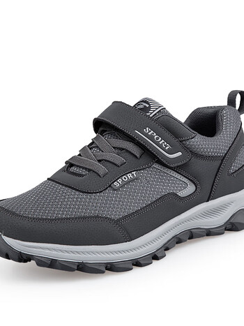 足力健中老年健步鞋男女春秋防滑软底妈妈鞋休闲运动旅游鞋轻便舒r