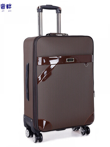 布24英吋商务旅行箱学生行李箱女22男26英吋帆布箱包b 咖啡皮箱320 28