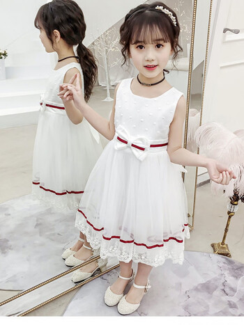 史努比童装女童裙子女孩子连衣裙夏装无袖公主裙35810岁女学生中大童