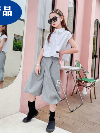 史努比女孩子衣服夏季中童女装11岁小孩子套装夏天9一12岁中大童小