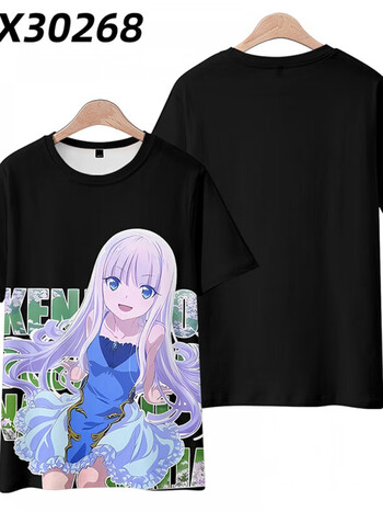 玖维娅自称贤者弟子的贤者米菈周边短袖t恤痛衣定制动漫二次元衣服