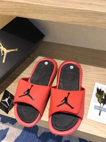 aj拖鞋飞人乔6运动潮牌居家男女拖鞋男士凉鞋篮球拖鞋情侣魔术贴聨名