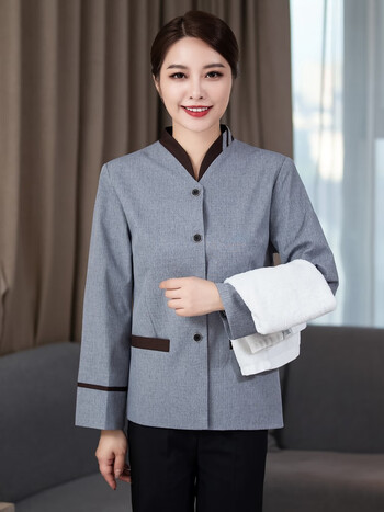 保洁服女长袖家政物业医院清洁工阿姨服装酒店宾馆客房服务员工作服秋