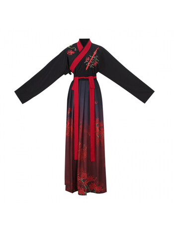 男生汉服青少年学生彼岸花中国风武侠风侠客古风学生公子仙气班服套装上衣 裙 手绳s 图片价格品牌报价 京东