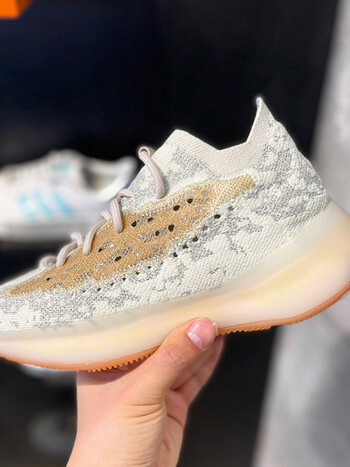 椰子鞋350v2官网鞋女鞋蜜桃粉满天星透气运动鞋春季潮拓娱g380蜜桃粉