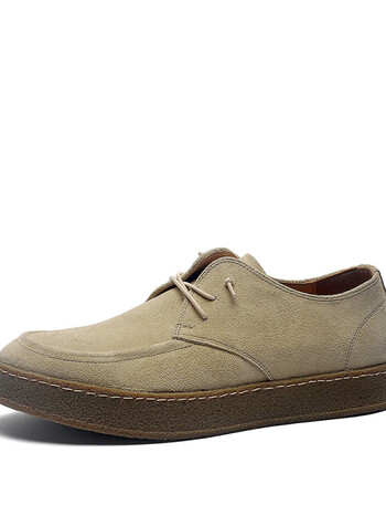 大东【特价捡漏】男士复古反绒皮厚底休闲低帮鞋翻毛鞋磨砂男鞋百搭牛