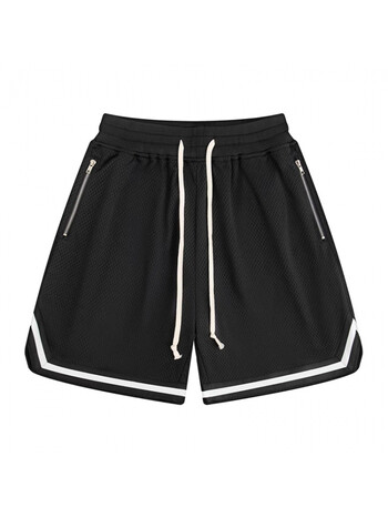 tx fog潮牌essentials短裤夏季男女同款透气网眼宽松高街潮流五分裤子