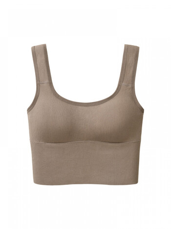 艾米恋运动内衣女无钢圈夏季新款聚拢小胸防震美背胸罩背心式文胸