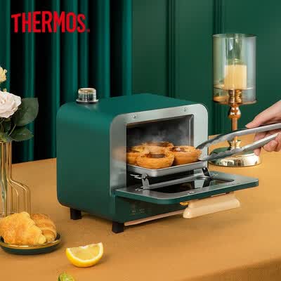膳魔师（THERMOS）电烤箱 EHA-5102A 英伦绿(5L) （订购款）