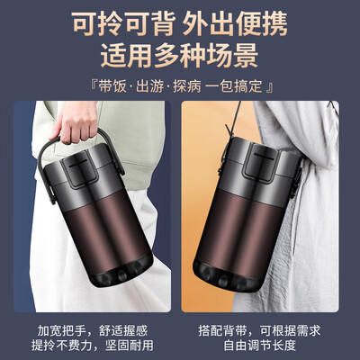 科博康 2.6L三层保温饭盒 经典钢保温桶值得手入吗（科博康保温桶跟苏泊尔哪个好一点）-图片3