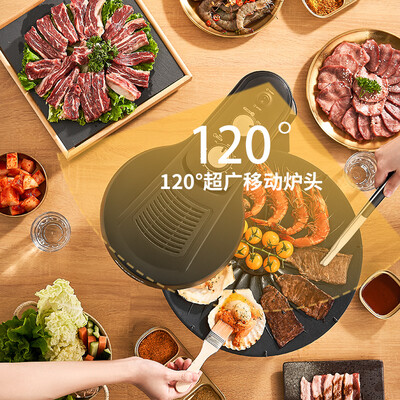 EASYGRILL电烧烤炉无烟自动旋转烤肉机韩式烧烤炉测评看真相(韩式烧烤炉怎么用)-图片5